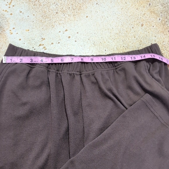 Woman Within | Brown Comfy Sweat Pants Joggers Size L - Picture 2 of 11